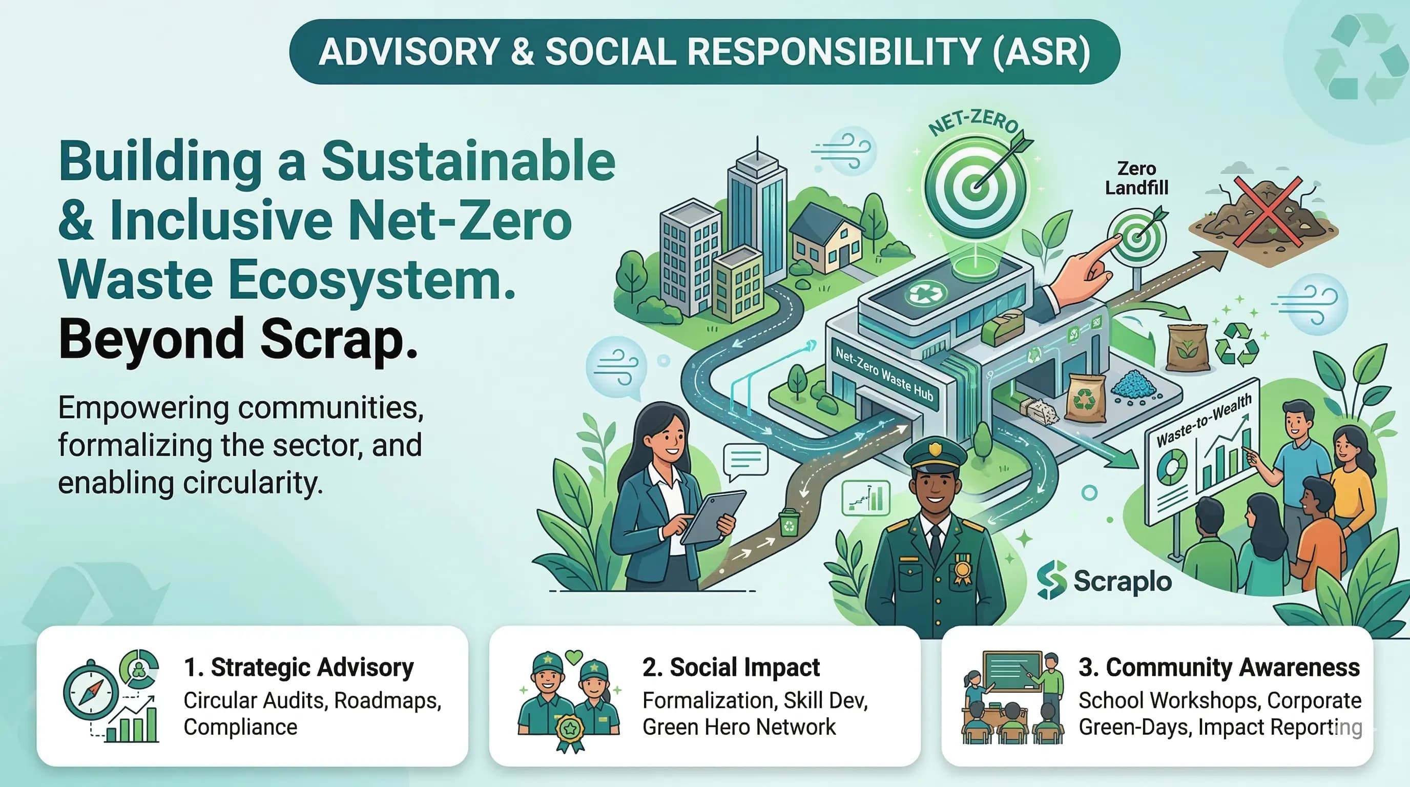 Advisory & Social Responsibility - Building a sustainable and inclusive net-zero waste ecosystem