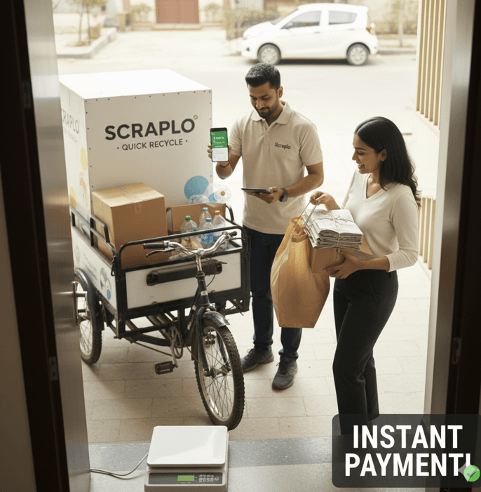 Tired of Clutter?  Scraplo Offers 30-Minute Scrap Pickup & Instant Cash!